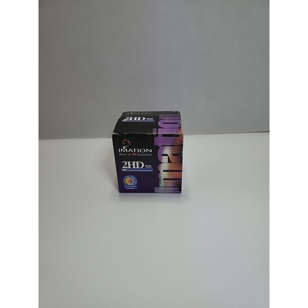 Imation 3.5" Floppy Disks Diskettes 25 Pack IBM Formatted 1.44MB 2HD Sealed